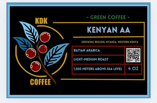 Western Kenyan Coffee (4 oz. Green Coffee)